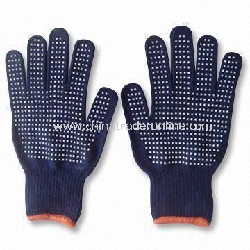 Magic Gloves with Grips and Logo Label on Face, Made of 100% Acrylic