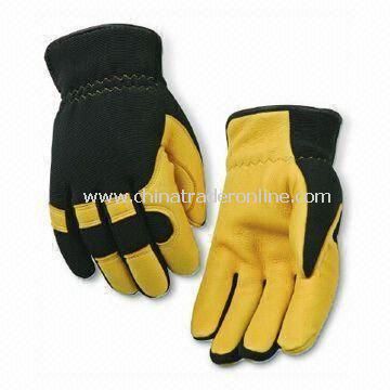 Winter Gloves, Made of 100% Wool and Cotton, Customized Designs are Accepted