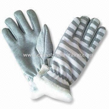 Womens Gloves for Winter Use, Made of Acrylic/Wool, Customized Designs are Accepted from China