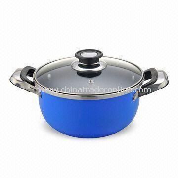 High Quality Saucepan, Made of Iron/Nonstick Coating, Easy to Clean and Good Choice for Cooking