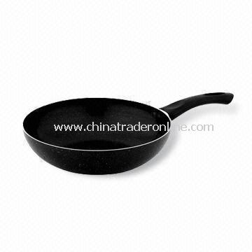 Marble Painting Wok, Made of Qualified Aluminum Alloy, Suitable for Kitchen