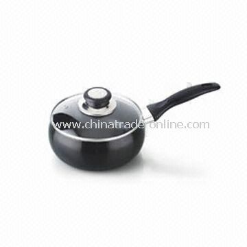 Milk Boiler/Saucepan with Aluminum Lid, Suitable for Gas and Electric, Optional Color from China