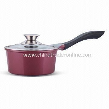 Non-stick Saucepan with 16cm Diameter, Made of Aluminum