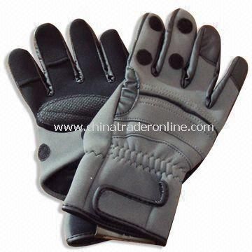 Aqua Fitness Swimming Gloves, Lycra and Soft EVA with Adjustable Wrist Strap