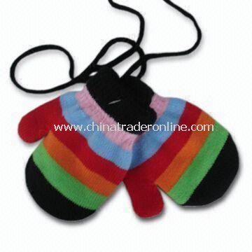 Childrens Gloves, Made of 100% Cotton, Available in Customized Design from China