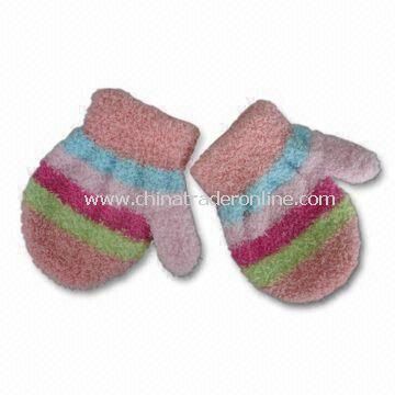 Childrens Gloves, Made of 100% Cotton, Available in Customized Design