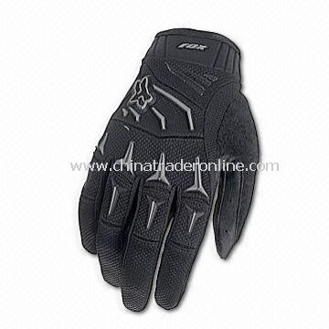 Cycling Gloves with Heat Embossed Perforated Single Layer Palm and Silicone Gripper from China