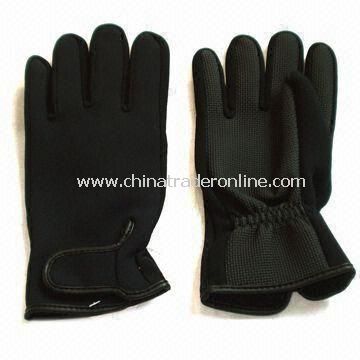 Lycra and Soft EVA Aqua Fitness Gloves, Suitable for Swimming, OEM Orders are Accepted