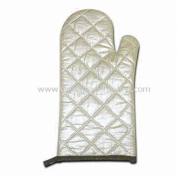 Oven Mitts/Gloves, Made of 100% Cotton, Eco-friendly, Keeps Hands Away from Heat