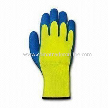 Safety Gloves, Available in S, M and L Sizes, Made of Cotton, with PVC Coating from China