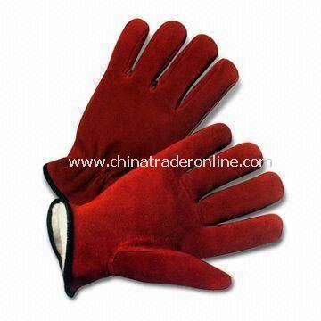 Winter Gloves, Made of 100% Wool and Cotton, Customized Designs are Accepted from China