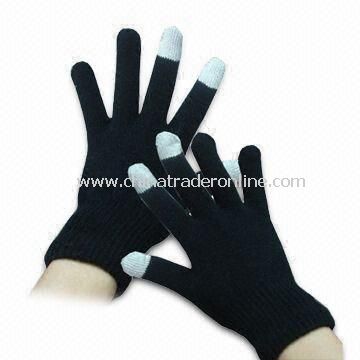 Fashionable Gloves for Apples iPod, iPhone and iPad, with Touchscreen Devices, Keeps Hands Warm from China