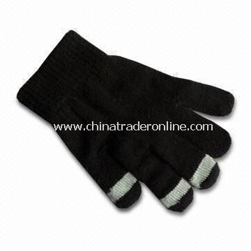 Glove for Apples iPod, iPhone and iPad, Fashionable, Available in Black Color