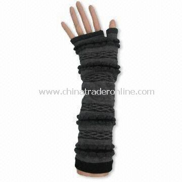 Knitted Arm Warmer, Customized Colors and Designs are Accepted, Comfortable, Fashionable Design from China