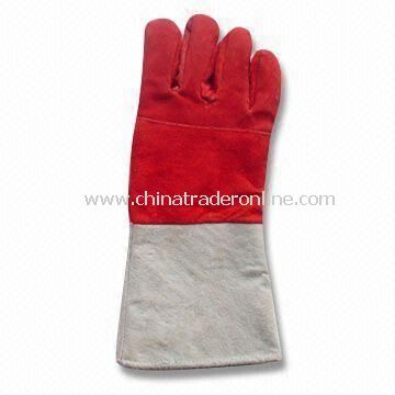 Welding Gloves with Lining Full Welt Seam, Available in Various Sizes, Made of Cowhide from China