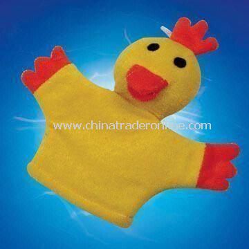 Bath Glove in Duck Design, Made of Terry, Measures 19.5 x 15.5cm from China