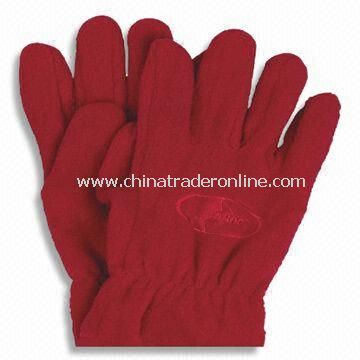 Gloves, Made of Fleece, Available in Various Sizes and Designs