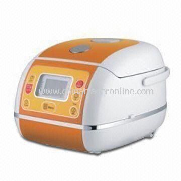 Computer Rice Cooker with 2.0mm Thickness, Anti-spillover Steaming Valve from China