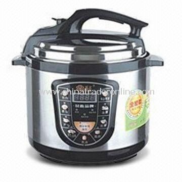 Household Electric Pressure Cooker with 200 to 240V Voltage and 800W Power from China