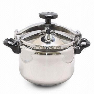 Pressure Cooker with 24cm Diameter and 1.2mm Thickness, Made of 18/8 Stainless Steel (SUS304)