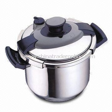 Pressure Cooker with Stainless Steel Material, 3/4/5/6/7L Capacity and Capsulated Bottom