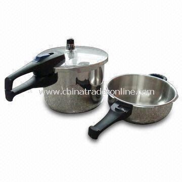 Pressure Cookers with 3 and 6L Capacities, Made of Stainless Steel from China