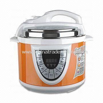 Pressure Rice Cooker with Non-stick Aluminum Inner Pot, Made of Stainless Steel