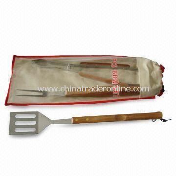 Barbecue Tool Set with Heat Resistance, Made of Stainless Steel Material from China