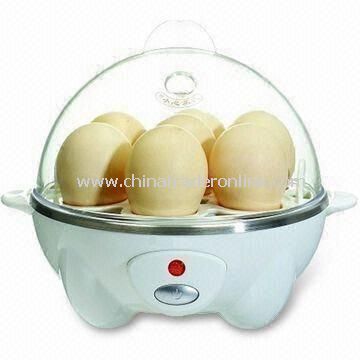 Egg Poacher with PP Bowl, 7 Eggs Capacity, 360W Power