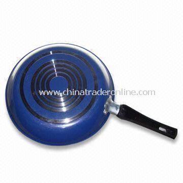 Fry Pan with Non-stick, Bottom, Jump Hoop Cutting, Made of Aluminum from China