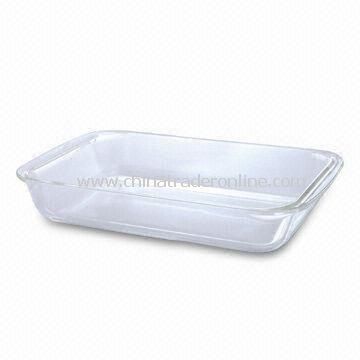 Heat-resistant Glass Rectangle Casserole Dish, 1.0/1.8/2.5/3.0L Capacity, Made of Borosilicate Glass