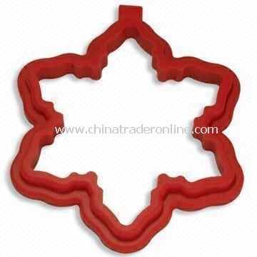 Snowflake-shaped Egg Ring, Made of Silicone, Available in Various Colors, Sizes and Shapes from China