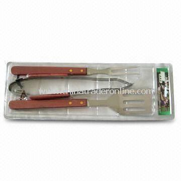 Barbecue Tool Set with Stainless Steel Handle