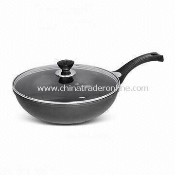 Non-stick Saute Pan in Round Shape, Made of Aluminum from China