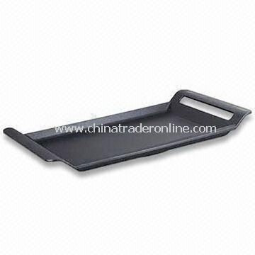 Square-shaped Grill Pan with Non-stick Ceramic Inner Coating, Easy to Clean from China