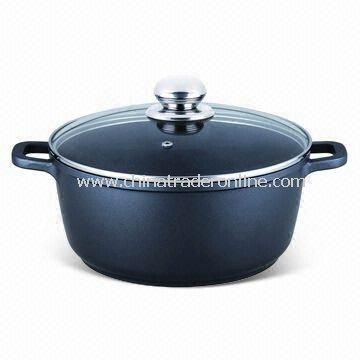 Casserole with Non-stick Coating, Measures 16, 20, 24, 28 or 32cm