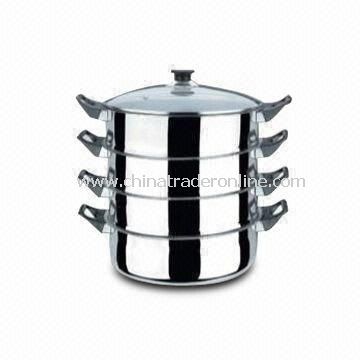 Durable Casserole, Made of Stainless Steel, Easy to Clean, Comes in Various Sizes and Designs from China