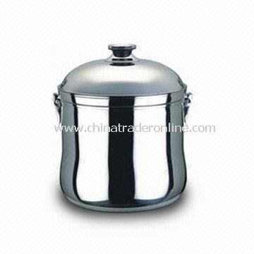 Durable Stainless Steel Casserole, Comes in Various Designs and Sizes, Easy to Clean from China