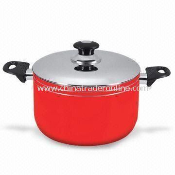 Non-stick Dutch Oven with Stainless Steel Lid, Made of Aluminum Alloy from China