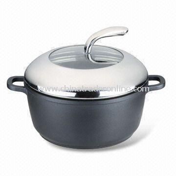 Nonstick Casserole/Sauce Pan, Available in Various Sizes, Made of Die-cast Aluminum from China