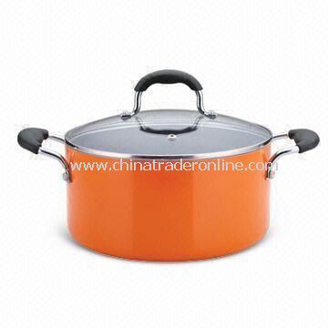 Press Aluminum Casserole with Stainless Steel and Bakelite Handle, Various Sizes are Available from China