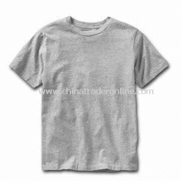 Childrens T-shirts, Made of 100% Cotton, Customized Designs, Fabrics, and Logos are Welcome from China