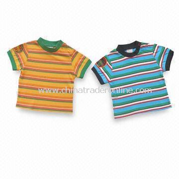 Childrens T-shirts, Made of 100% Cotton, Suitable for 0 to 8 Years from China