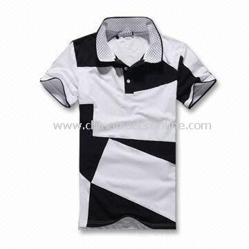 Mens T-shirt, Customized Designs and Sizes Welcomed, Made of 100% Cotton Material