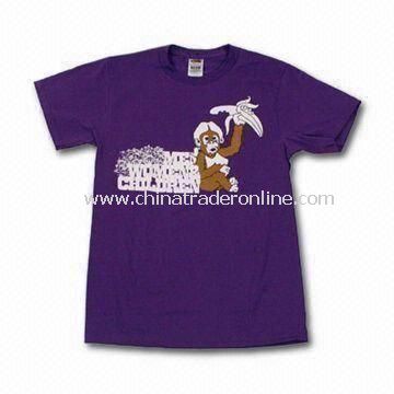 Tee Style Childrens T-shirts/Top, Customized Materials, Styles, and Colors are Welcome from China