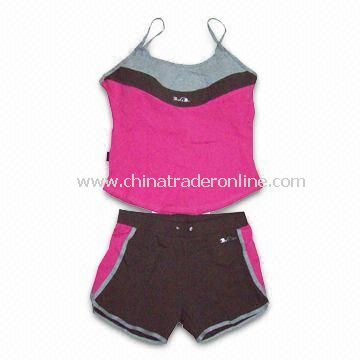 Womens Yoga Sports Wear, Customized Colors, Logos, and Designs are Welcome from China