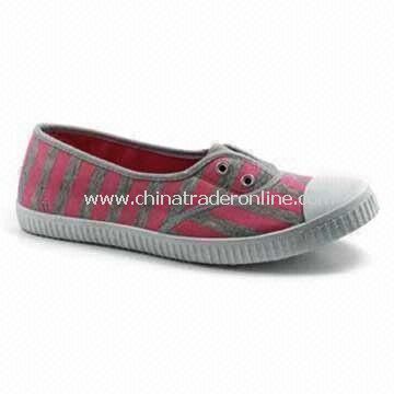 Canvas Shoes for Women, Fashionable Design, Light-footed, Soft and Comfortable, Made of EVA from China