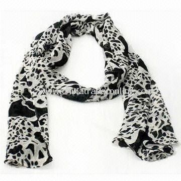 Charm/Scarf/Shawl for Ladies, Made of Chemical Fiber, OEM and ODM Orders are Welcome