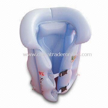 Inflatable Life Jacket with 0.2mm PVC Thickness, Available in Various Colors from China