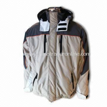 Mens Jacket with 100% Polyamide Shell and Polyester Lining, Available in Sizes of S, M, L/XL